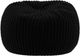 Jackson Furniture Splash Black Pouf-2