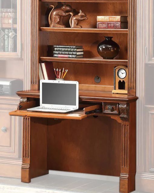 Parker House® Huntington 2-Piece Antique Vintage Pecan Library Desk-1