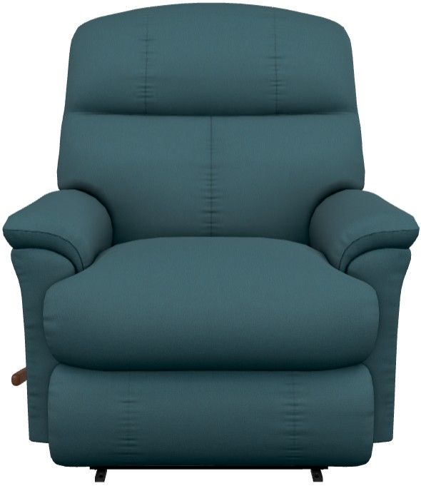 La-Z-Boy® Reed Arctic Blue Leather Manual Wall Recliner-1