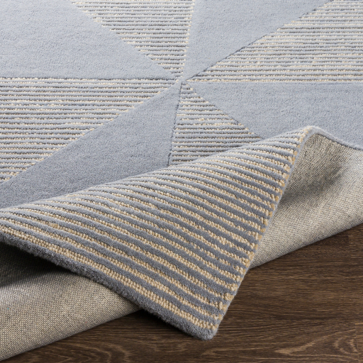 Surya Kennedy Ink Blue/Charcoal/Denim 5'x8' Area Rug-3