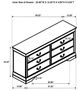 Coaster® Louis Philippe 4-Piece White Queen Bedroom Set-4