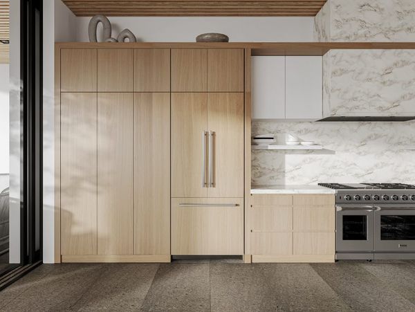 Thor Kitchen X-Series 36 in. 19.6 Cu. Ft. Panel Ready Built In Counter Depth French Door Refrigerator