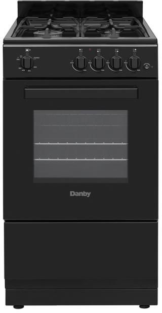 Danby 20" Black Freestanding Gas Range-0