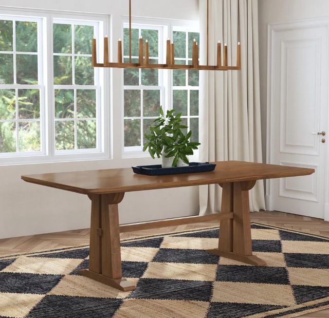 Flexsteel® Lincoln Walnut Rectangular Dining Table-1