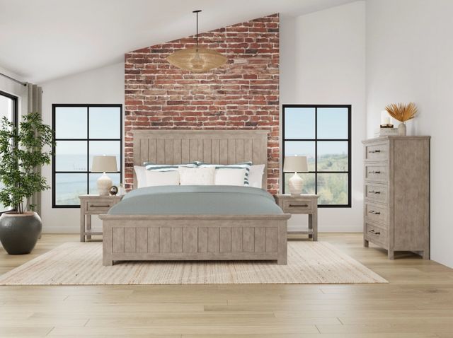 Riverside Furniture Bennett Frosted Gray Nightstand-1