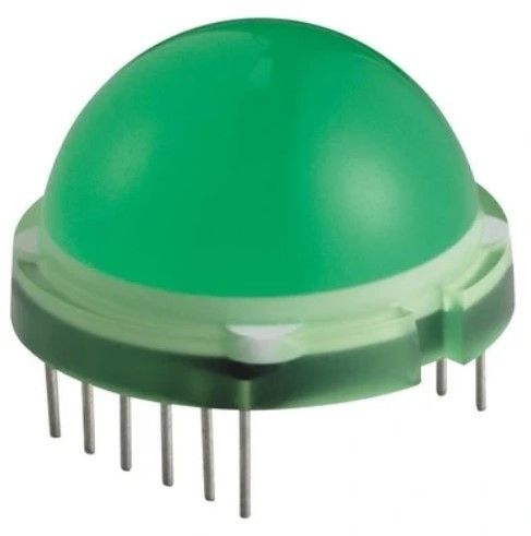 RadioShack 20.0mm Round Big Green LED-0