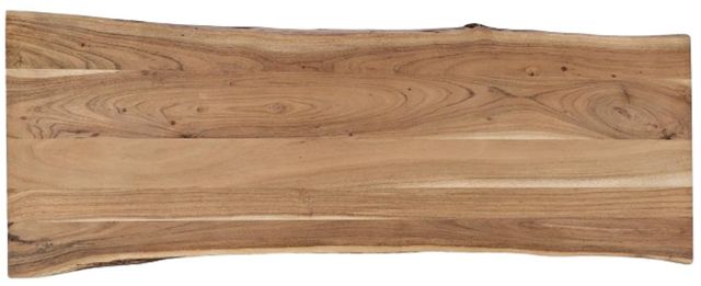 Jofran Inc. Nature's Edge Natural Sofa Table with Black Base-3