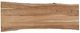 Jofran Inc. Nature's Edge Natural Sofa Table with Black Base-3