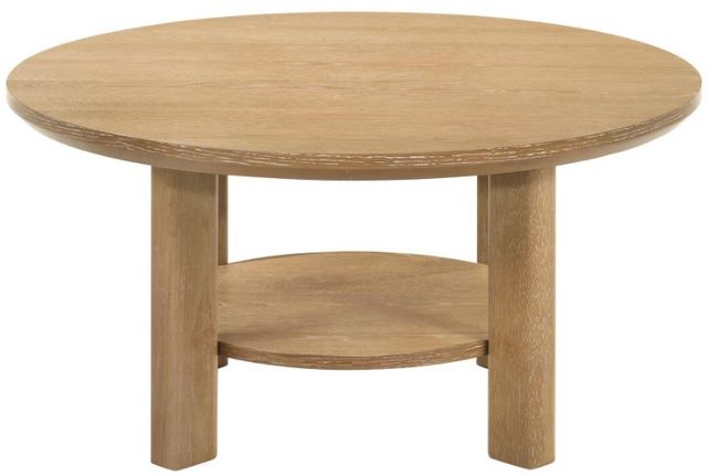 Coaster® Ottowa 2-Piece Washed Oak Coffee Table Set-2