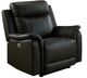 Mazin Furniture Cyrus Black Power Glider Reclining Chair-0