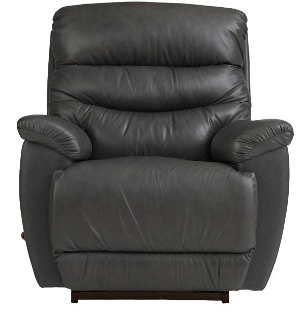 La-Z-Boy® Joshua Grey Leather Manual Rocking Recliner-1