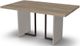 Amisco Customizable Zoel 60" Solid Birch Dining Table with 1.5" Tabletop -4