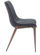 Zuo® Modern Magnus Black/Walnut Dining Side Chair-1