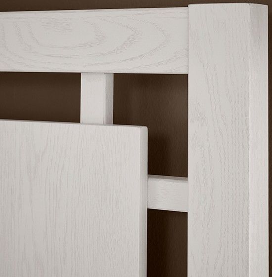 Vaughan-Bassett Lodge & Loft Soft White King Floating Panel Storage Bed-2