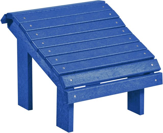 C R Plastic Blue Premium Footstool-0