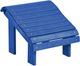 C R Plastic Blue Premium Footstool-0