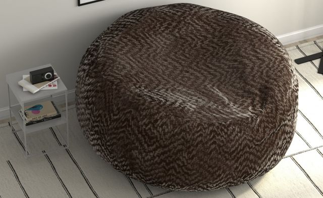 American Wholesale Furniture Sploosh Chocolate Bean Bag Chair-2