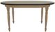 Mavin Customizable 42" x 48" Oval Extendable Dining Table with 12" Leaf-1