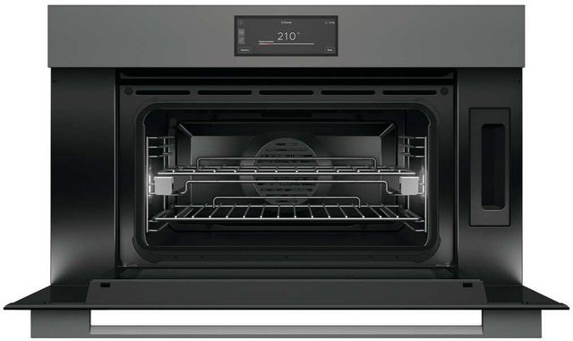 Fisher & Paykel Series 9 Minimal 30" Grey Glass Compact Combination Steam Oven-1