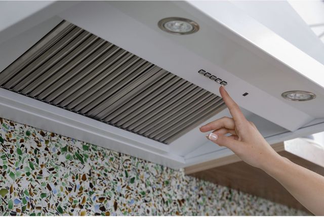 Café™ 36" Matte White Wall Mounted Commercial Range Hood-3