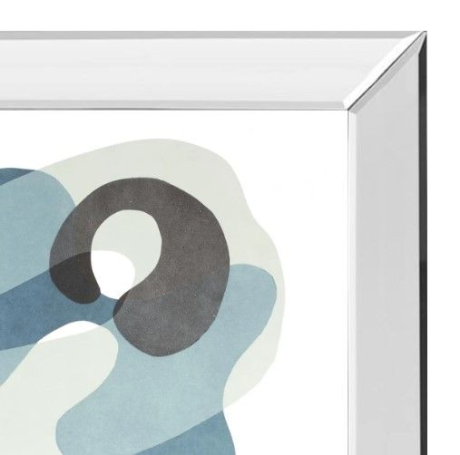 Classy Art Homage to Eames II by Rob Delamater Mirrored Frame Wall Art-1