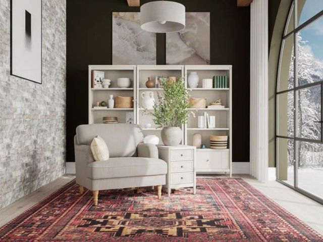 Riverside Furniture Maren White Sand Chairside Table-1