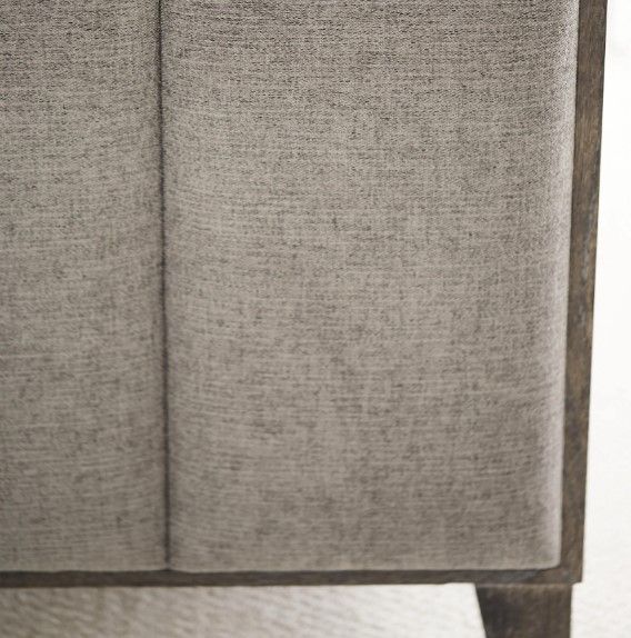 Bernhardt Linea Cerused Charcoal/Gray Queen Panel Bed-3