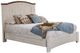 International Furniture Direct Pueblo 4-Piece Brown/White Queen Bedroom Set-1