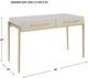 Uttermost® Jewel White Modern Desk-2