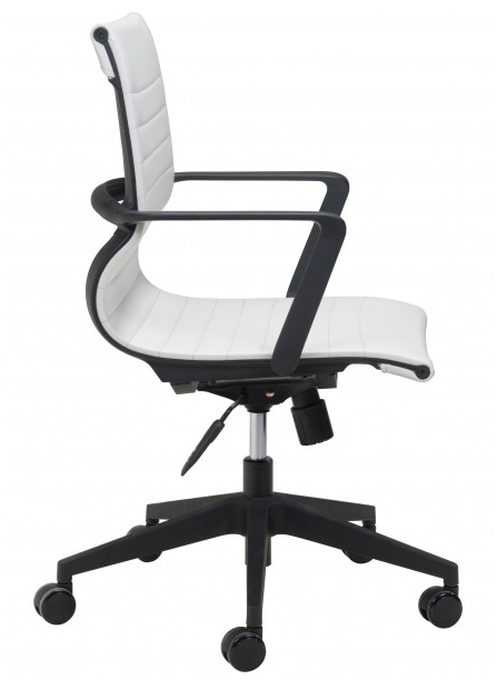 Zuo® Modern Stacy White Office Chair-1