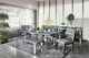 Furniture of America® Mandy 2-Piece Gray Dining Side Chair Set-2