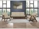 Homelegance® Damala Light Brown/Walnut Loveseat-2