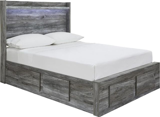 Signature Design by Ashley® Baystorm 4-Piece Gray Full Panel Bed Set-1