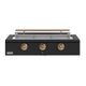 Caliber™ Rockwell Social 48" 3-Burner Matte Black Built-In Natural Gas Grill with Gold Hardware-0