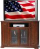 American Heartland Manufacturing Oak 57" 4-Door Deluxe TV Stand-1