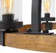 Uttermost by Kalizma Home Atwood Bronze Wagon Wheel Pendant Light-4