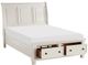 Mazin Furniture Laurelin White Queen Sleigh Bed-2