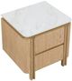 Fairfield® Portobello Beige/White End Table-5