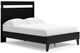 Signature Design by Ashley® Finch 4-Piece Black/Brown Full Panel Platform Bed Set-1