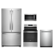 Whirlpool® 4 Piece Kitchen Package-Fingerprint Resistant Stainless Steel-0
