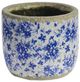 A & B Home Lilibeth Blue/White Short Planter-0