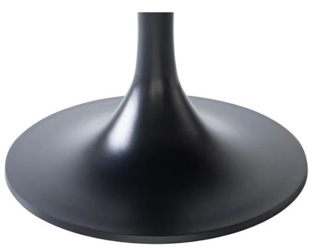 Renwil® Loveada White Marble Top Coffee Table with Matte Black Base-2