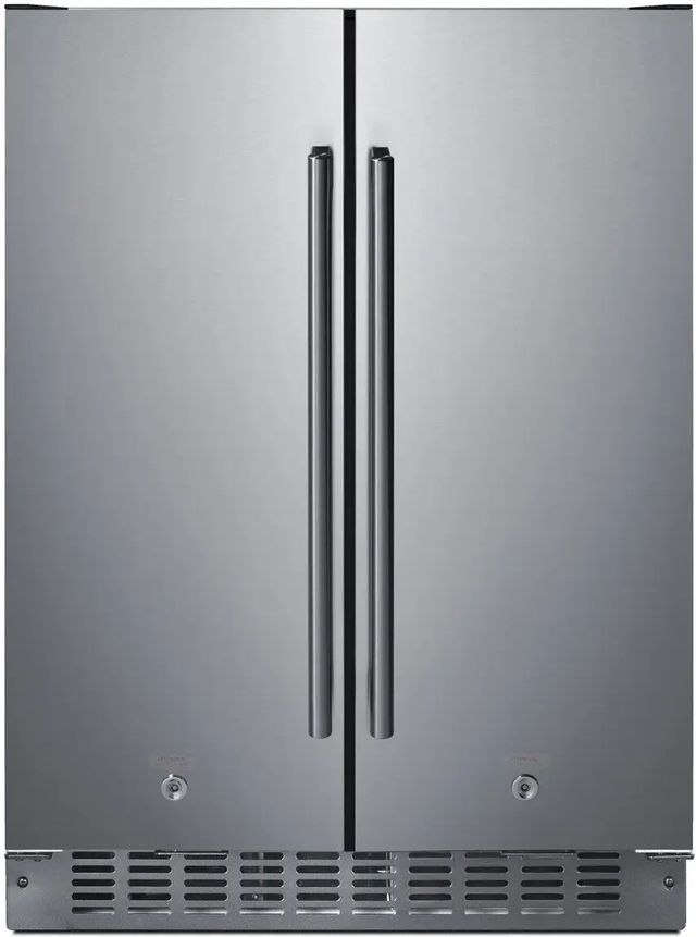 Summit® 3.8 Cu. Ft. Stainless Steel Under the Counter Refrigerator-0