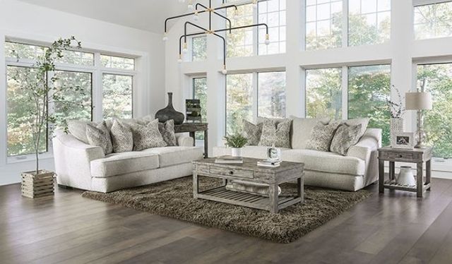 Furniture of America® Moorpark Off White Sofa-1