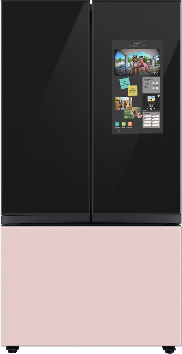 Samsung Bespoke 18" Charcoal Glass French Door Refrigerator Top Panel-1