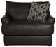 Jackson Furniture Prato Chocolate Leather Chair-1