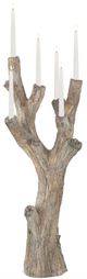 Currey & Company Rafaela Dark Brown Large Flameless LED Candelabra-4
