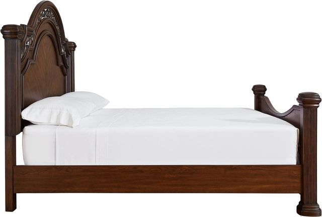 Signature Design by Ashley® Lavinton Brown Queen Poster Bed-2