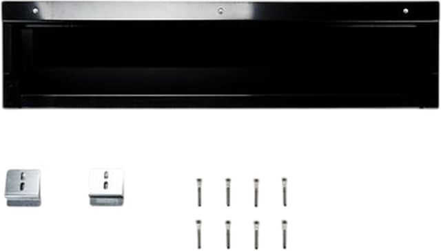 Whirlpool® 6" Black Slide-in Range Backsplash-2