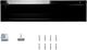 Whirlpool® 6" Black Slide-in Range Backsplash-2